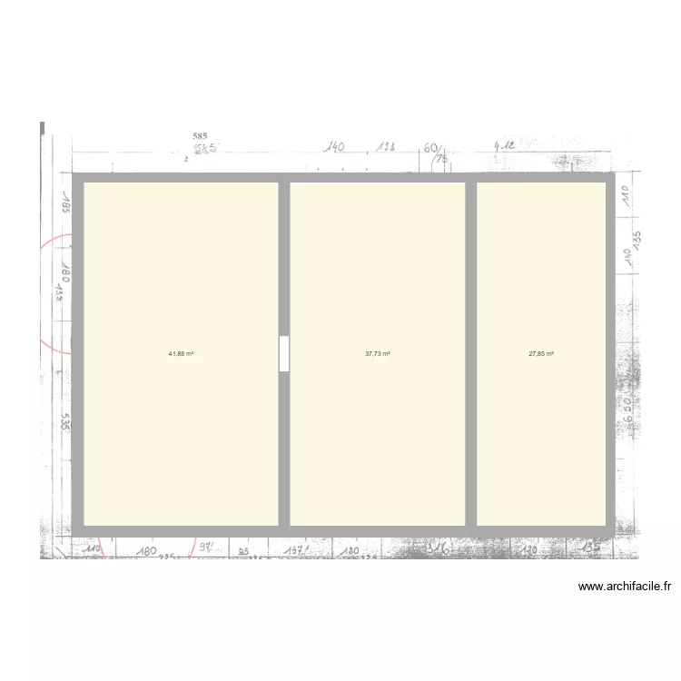 PLAN DES COMBLES . Plan de 