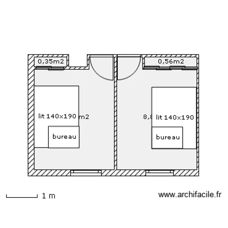 chambres enfants. Plan de chambres enfants. Plan de