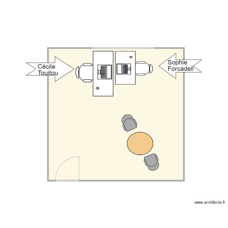 B504-84GRE. Plan de 1 pièce et 26 m2