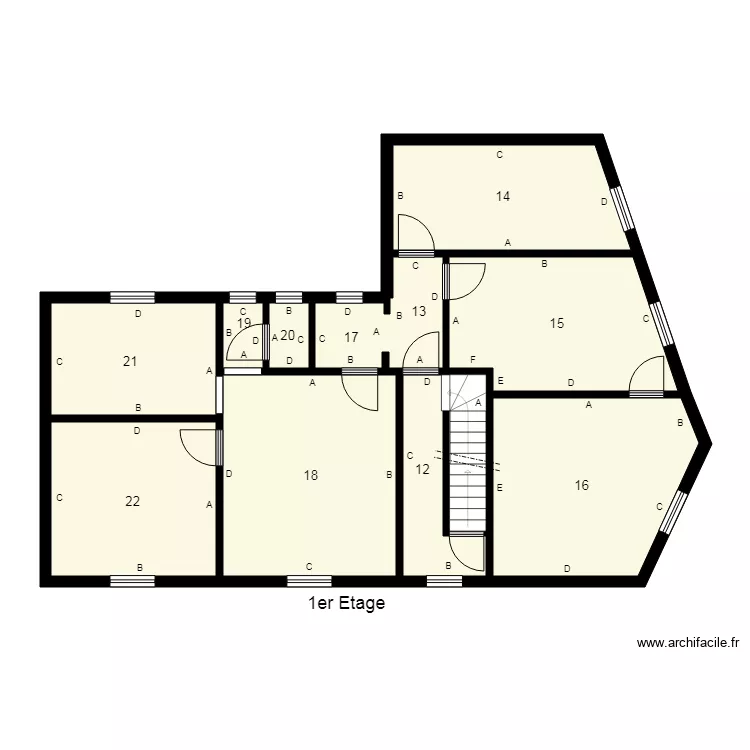 184697 LINARD Plomb. Plan de 