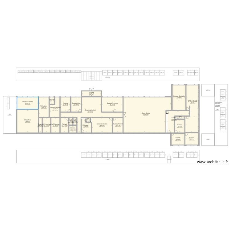 MUPA - Existant - V1. Plan de 0 pièce et 0 m2