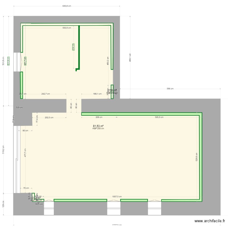 G.O.F.C. Plan de 18 pièces et 172 m2