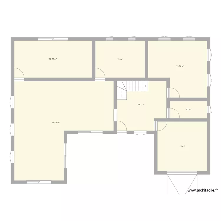 Maison. Plan de 