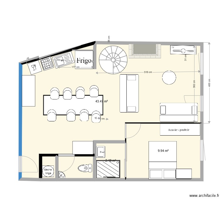 st come5. Plan de 0 pièce et 0 m2