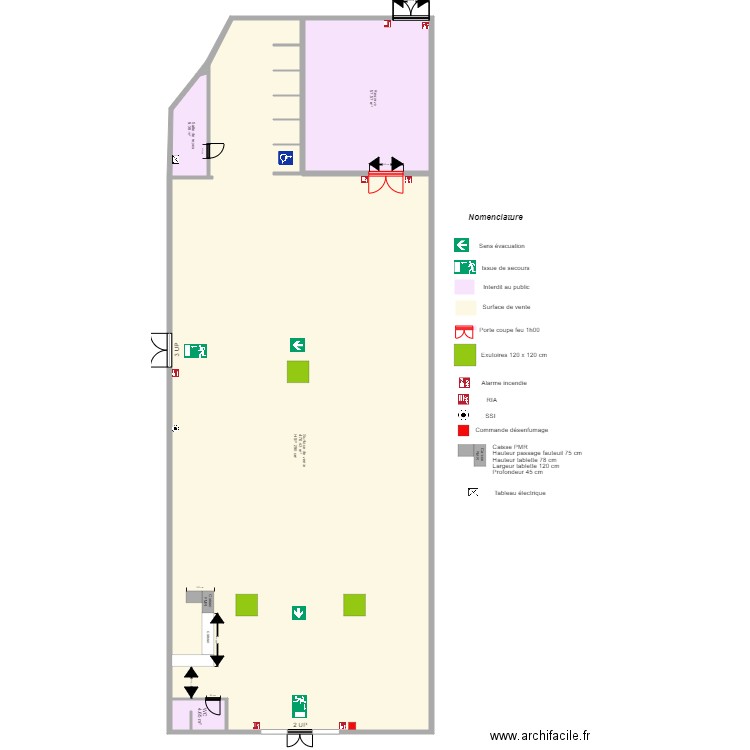 Stock Privé avant travaux Soissons. Plan de 0 pièce et 0 m2