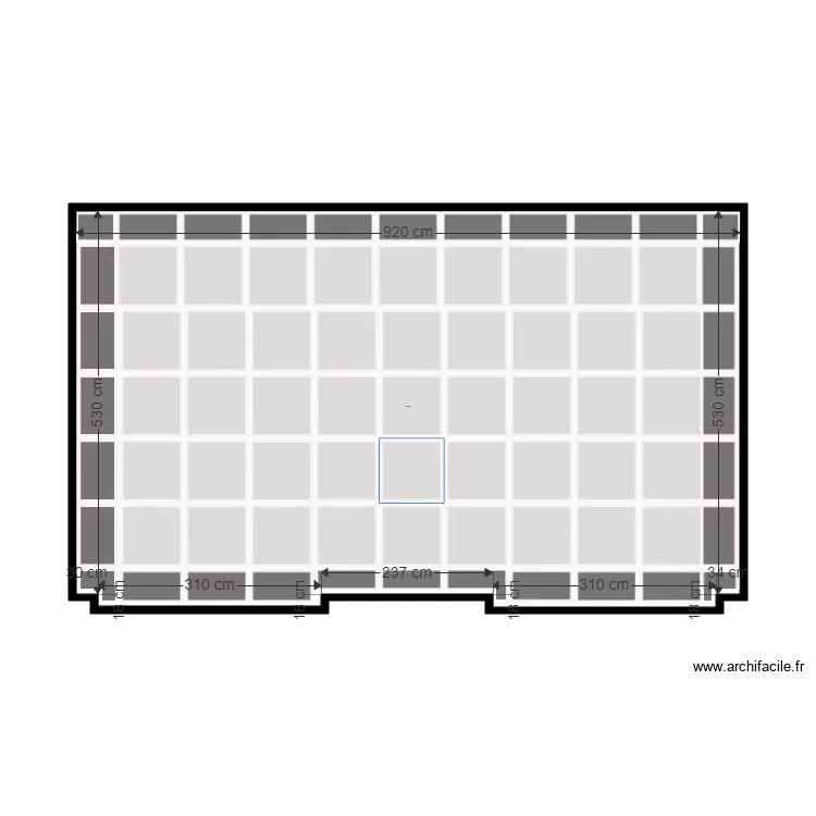 Terrasse LERINA PS. Plan de 