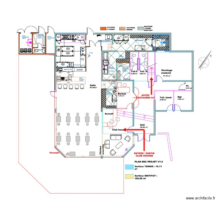 concept. Plan de 0 pièce et 0 m2
