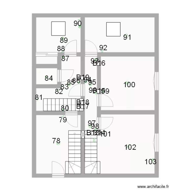 schneider sylvain 1er Etage Eclairage. Plan de 