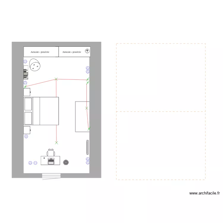 Le Rozel 2&egrave;me &eacute;tage. Plan de 