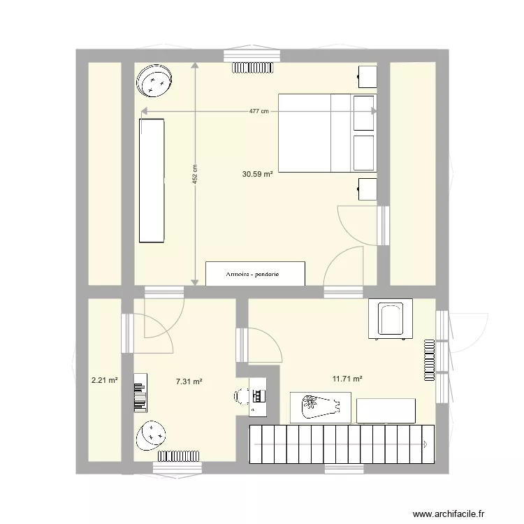 Begonia. Plan de 