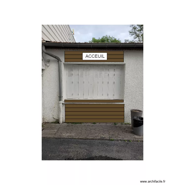 DISPATCH FACADE. Plan de 