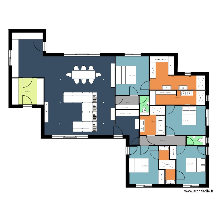 vrai cotes. Plan de 0 pièce et 0 m2