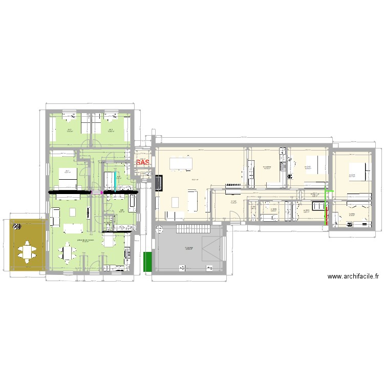  oct maison 2. Plan de 0 pièce et 0 m2