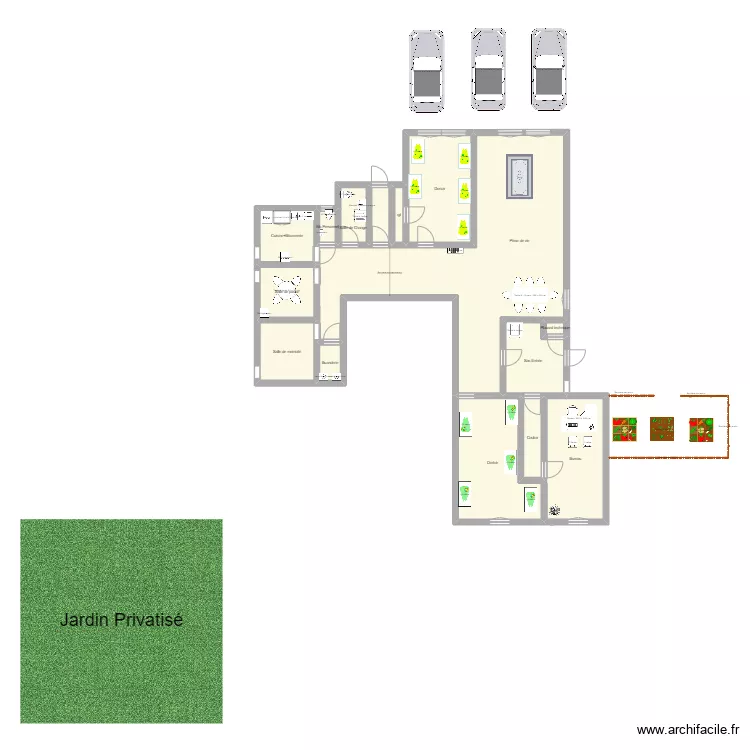 Plan Cr&egrave;che. Plan de 