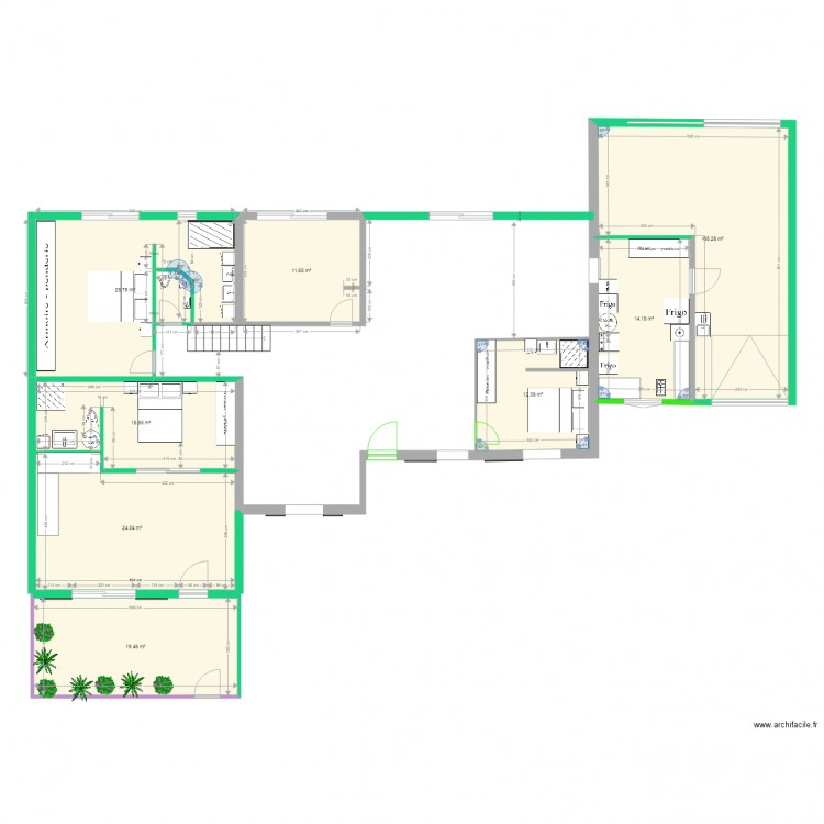 Noirmoutier évolution 2018  V3 Rdc vide. Plan de 0 pièce et 0 m2