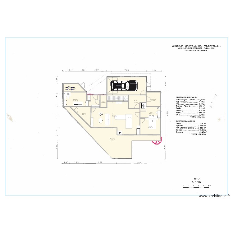 R0 2021. Plan de 0 pièce et 0 m2