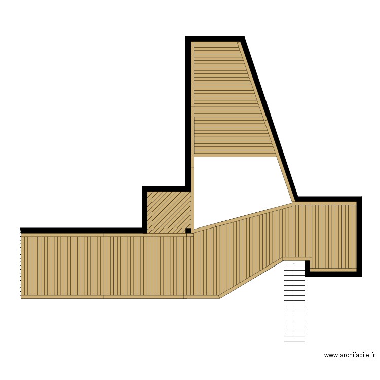 Terrasse V1. Plan de 0 pièce et 0 m2