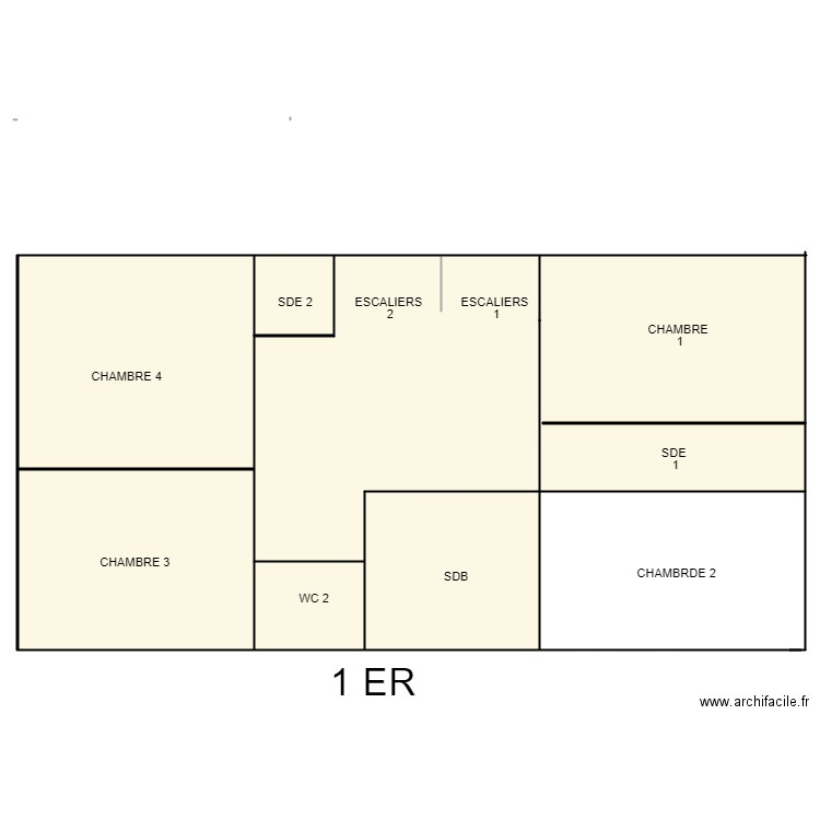 RULLIER 1ER. Plan de 0 pièce et 0 m2