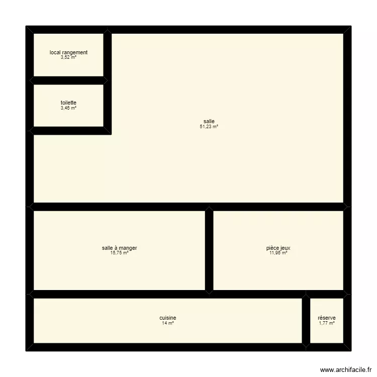 Pièce 50m². Plan de Pièce 50m². Plan de