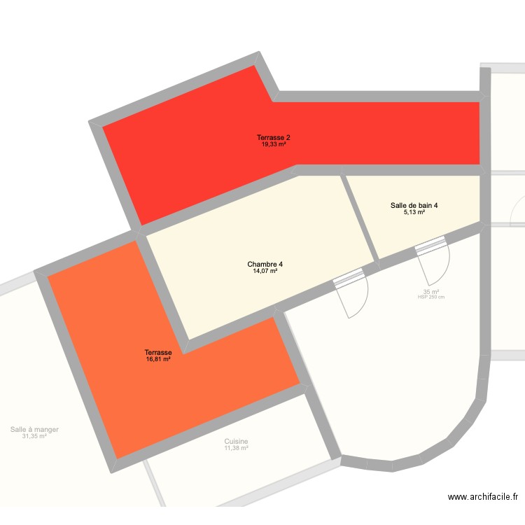 rego agua. Plan de 0 pièce et 0 m2