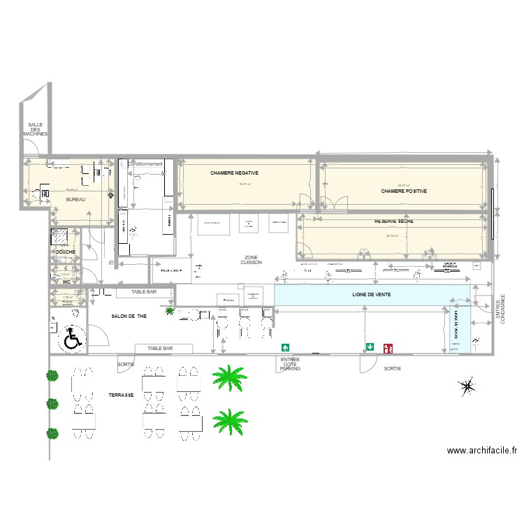 BOUL7. Plan de 7 pièces et 87 m2