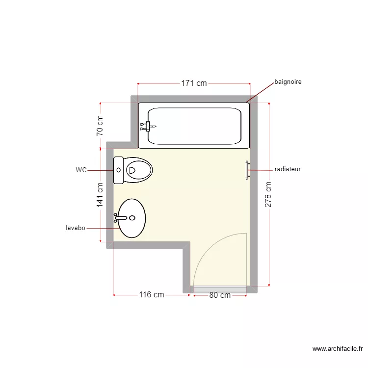 plan existant dossier 6004. Plan de 