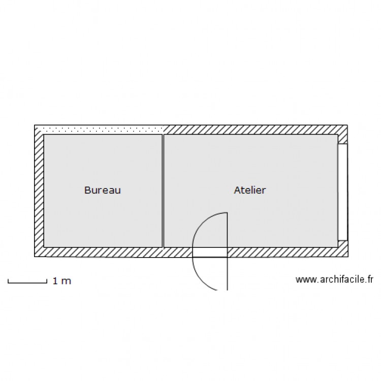 Bureau Atelier. Plan de 0 pièce et 0 m2