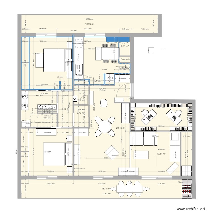t4fino8.7. Plan de 0 pièce et 0 m2