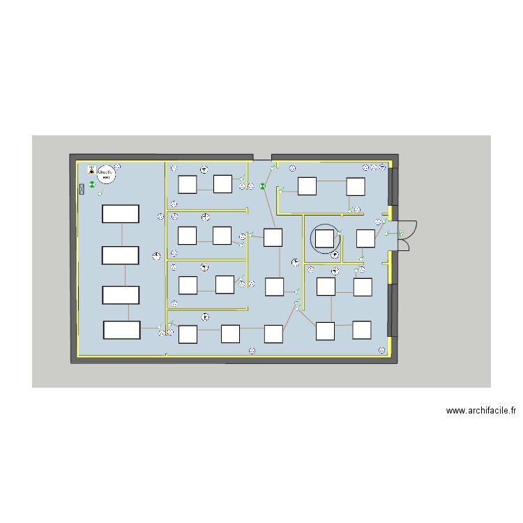 Elec gala. Plan de 0 pièce et 0 m2