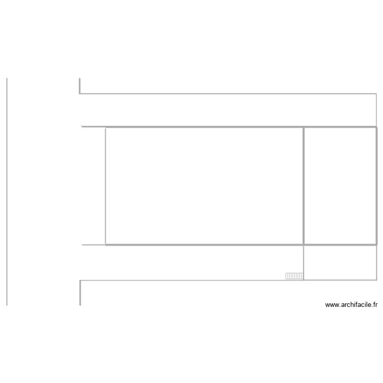 Atelier APC terrasse seul. Plan de 