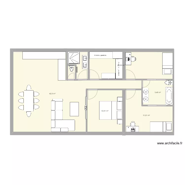 maison 1. Plan de 