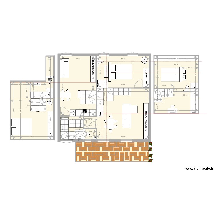 MESSONNIER VERSION FINALE SDB DEPLACEE. Plan de 0 pièce et 0 m2