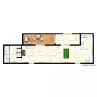 Chambres salle et bloc sanitaire 
