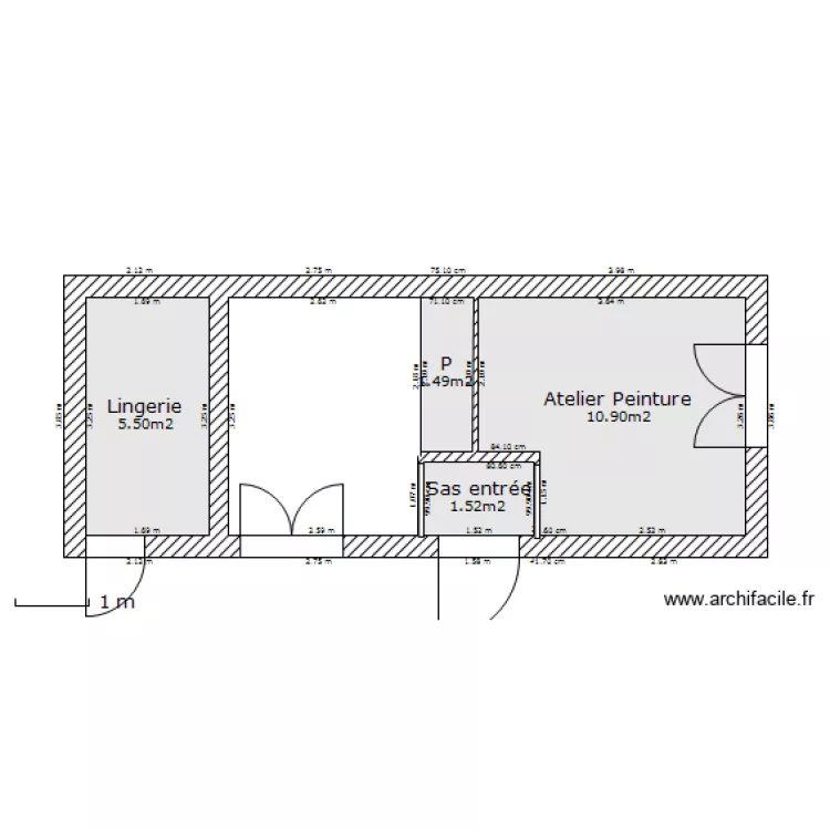 Bressarelle - Batiment B. Plan de 