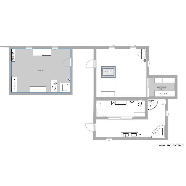 PLAN HELAINE. Plan de 0 pièce et 0 m2