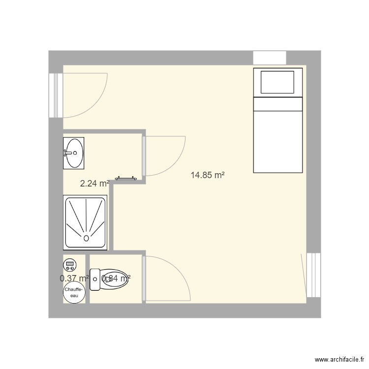 2ème jardin Robespierre. Plan de 0 pièce et 0 m2