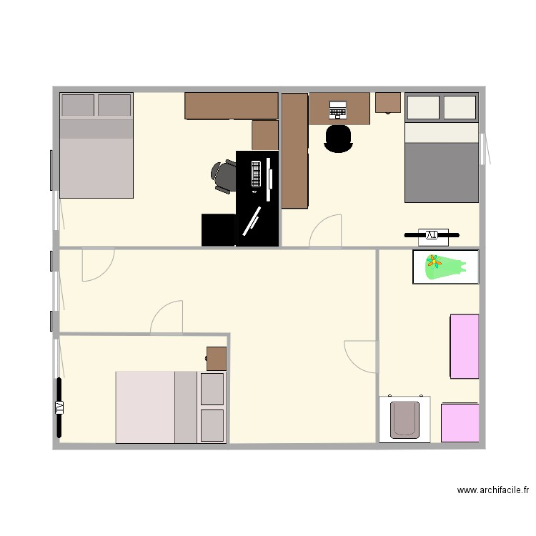 DEVOIR étage. Plan de 0 pièce et 0 m2