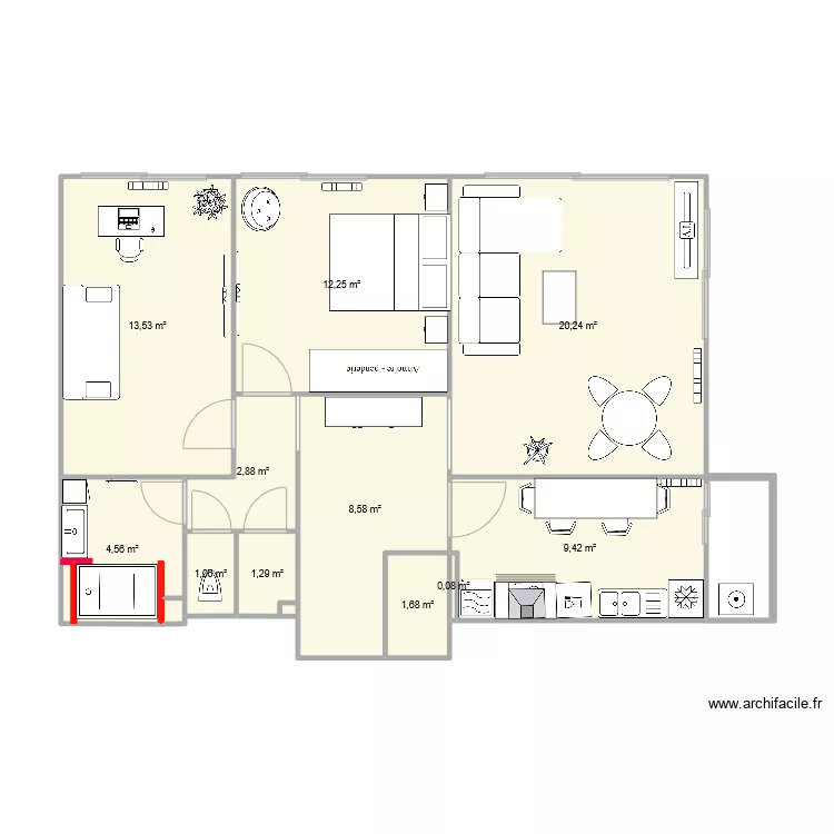 22 crs de la lib&eacute;ration bis . Plan de 