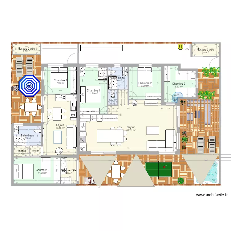 Canet plage projet 3. Plan de 