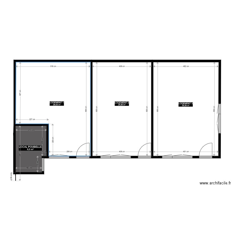 IMPASSE. Plan de 0 pièce et 0 m2