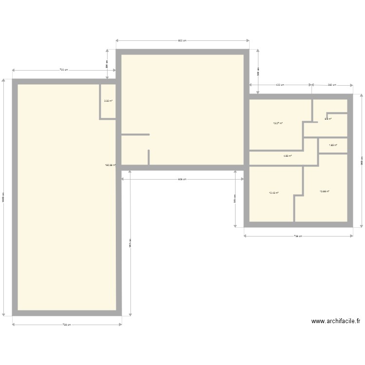 plan roussillon mur ok. Plan de 0 pièce et 0 m2