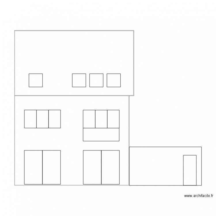 Laim Westansicht var1. Plan de 0 pièce et 0 m2