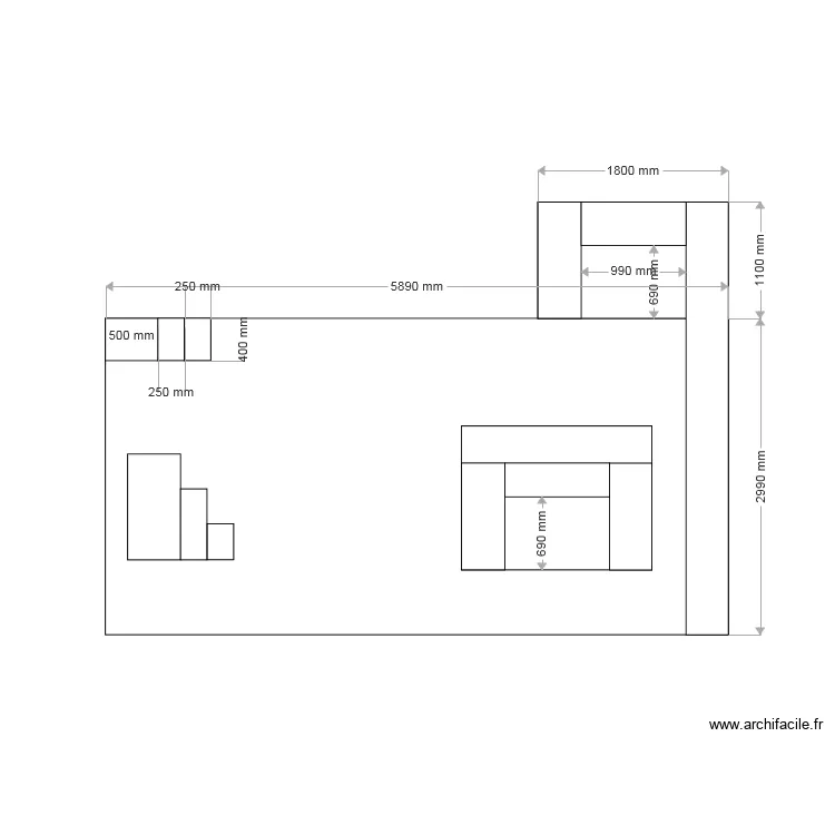 liner raymond. Plan de 
