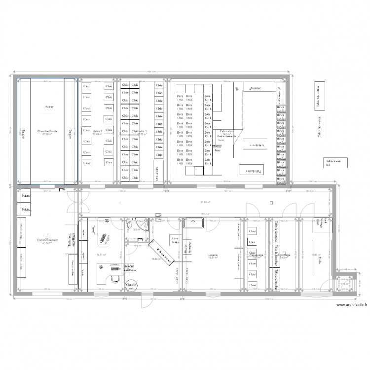 Plan fromagerie 420 000L meuble . Plan de 0 pièce et 0 m2