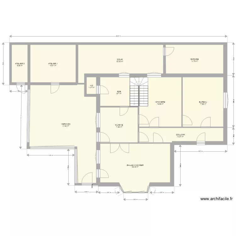 RDC VIADUC AVANT RDC. Plan de 