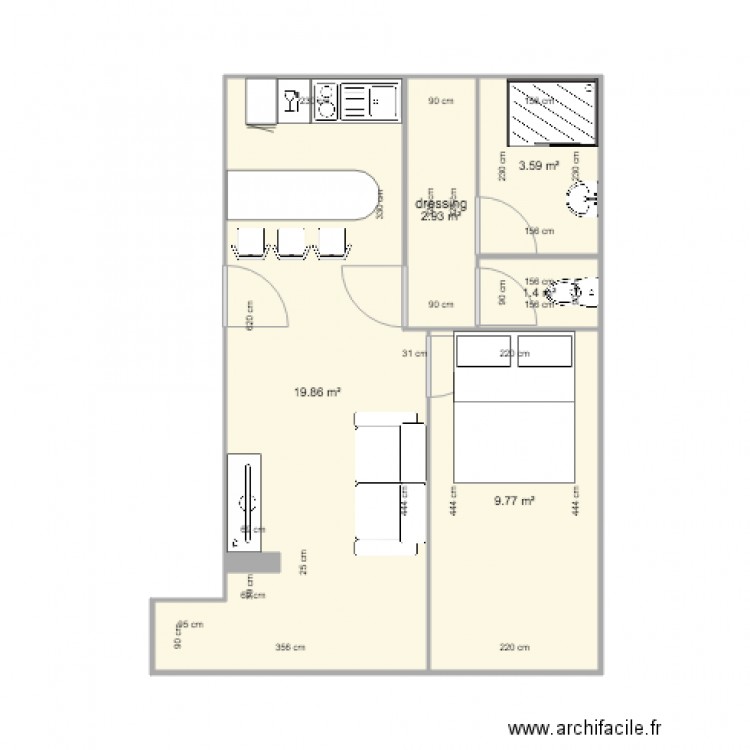 croix du sud modifié. Plan de 0 pièce et 0 m2