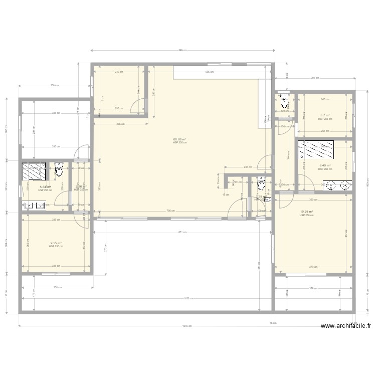 Plan casa Bresil. Plan de 0 pièce et 0 m2