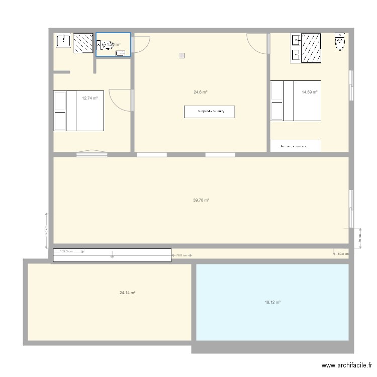 bas villa new 2. Plan de 0 pièce et 0 m2