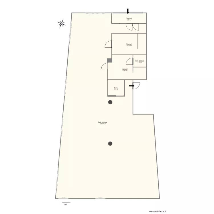 LES COSTES N 13. Plan de LES COSTES N 13. Plan de