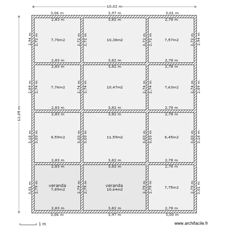 longrines. Plan de longrines. Plan de